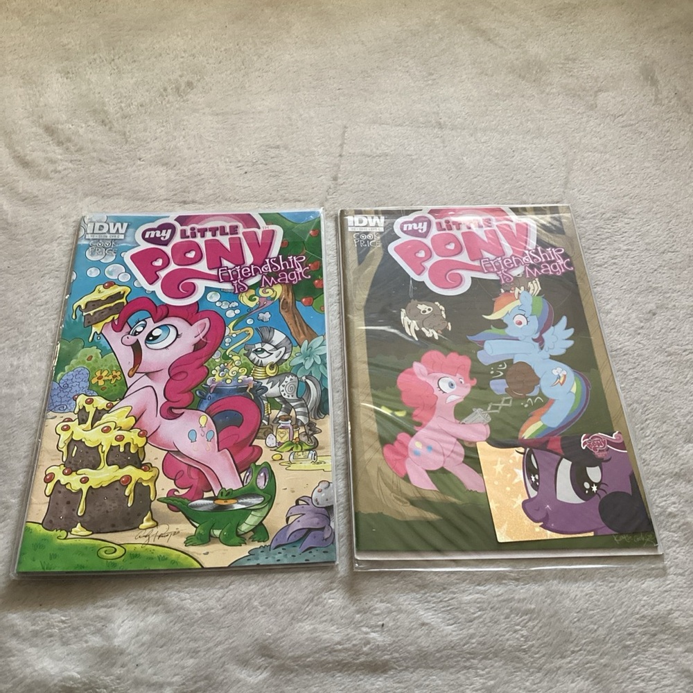 My Little Pony Comic Set - Pink, Purple, Green